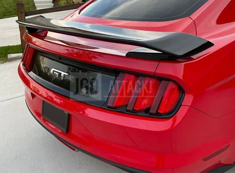 Bakspoiler – GT350R stil – blanksvart (Mustang 15-23 FASTBACK) - 5