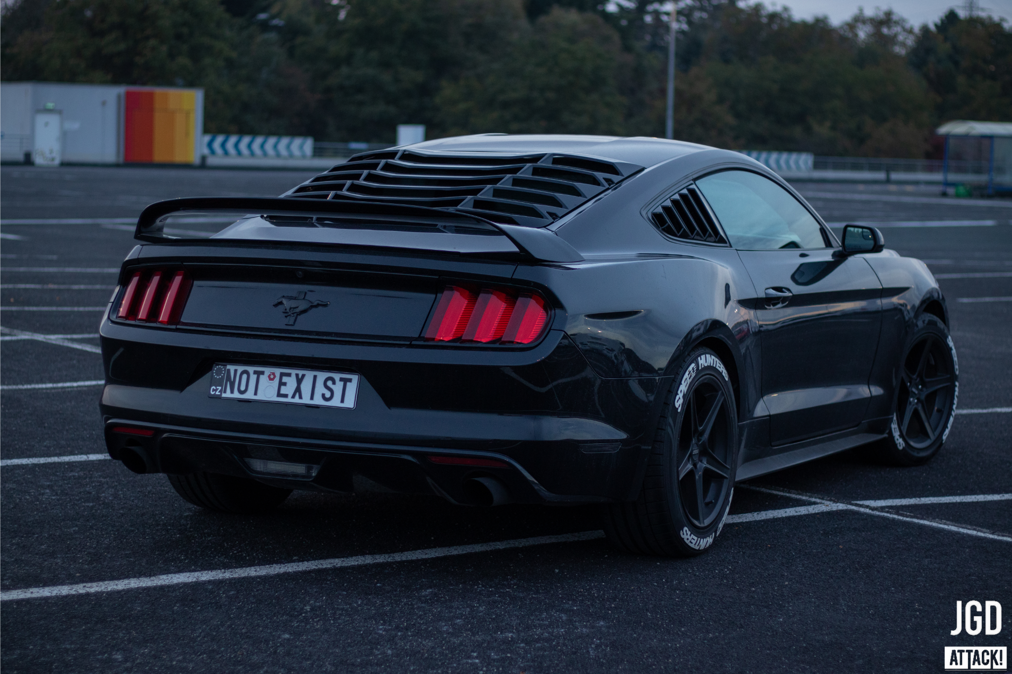 Bakspoiler – GT350R stil – blanksvart (Mustang 15-23 FASTBACK) - 3