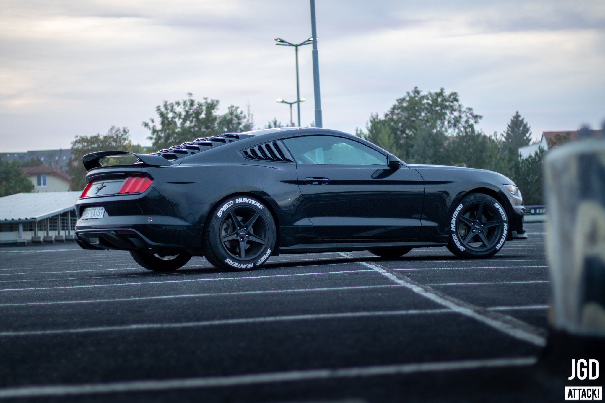 Bakspoiler – GT350R stil – blanksvart (Mustang 15-23 FASTBACK) - 4