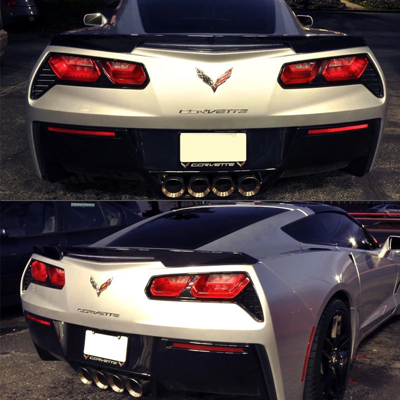 OE-inspirerad bakspoiler – olackad (CORVETTE C7 14–19) - 4