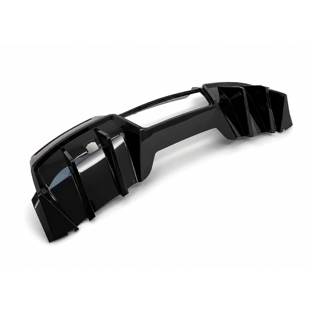 Bakdiffuser med fenor – blanksvart (CORVETTE C7 14–19) - 2