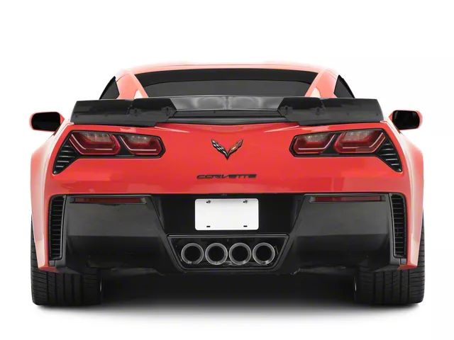 Bakspoiler med wickerbill – blanksvart (CORVETTE C7 14–19) - 9