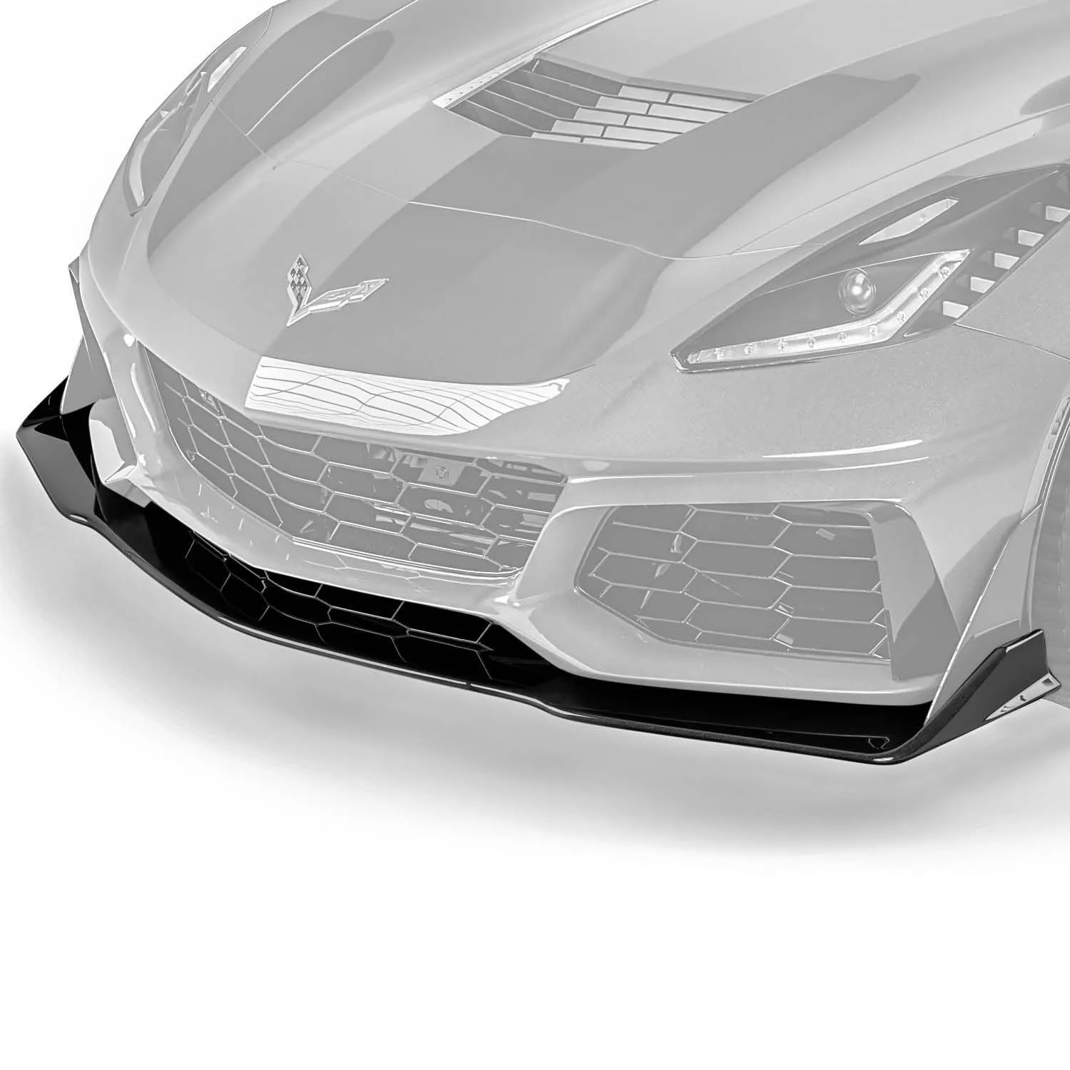 Utbytbar frontläpp för ZR1-inspirerad stötfångare (CORVETTE C7 14–19) - 2
