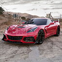 ZR1-inspirerad frontstötfångare – komplett olackad sats (CORVETTE C7 14–19)