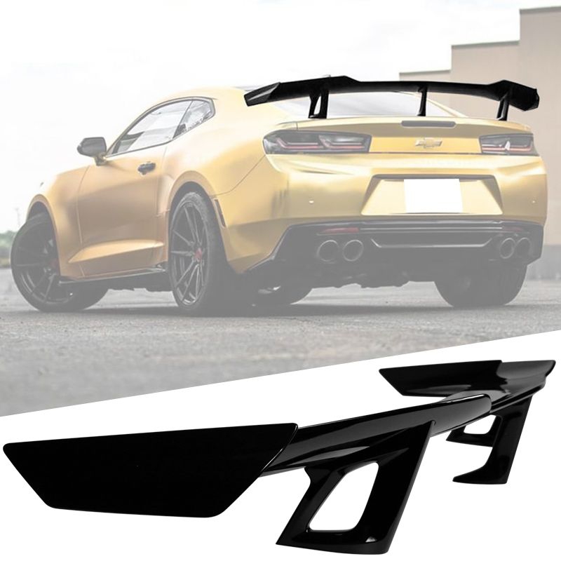 Vingändar till Ikon ZL1/1LE-bakspoiler – blanksvart (Camaro 16-23) - 2