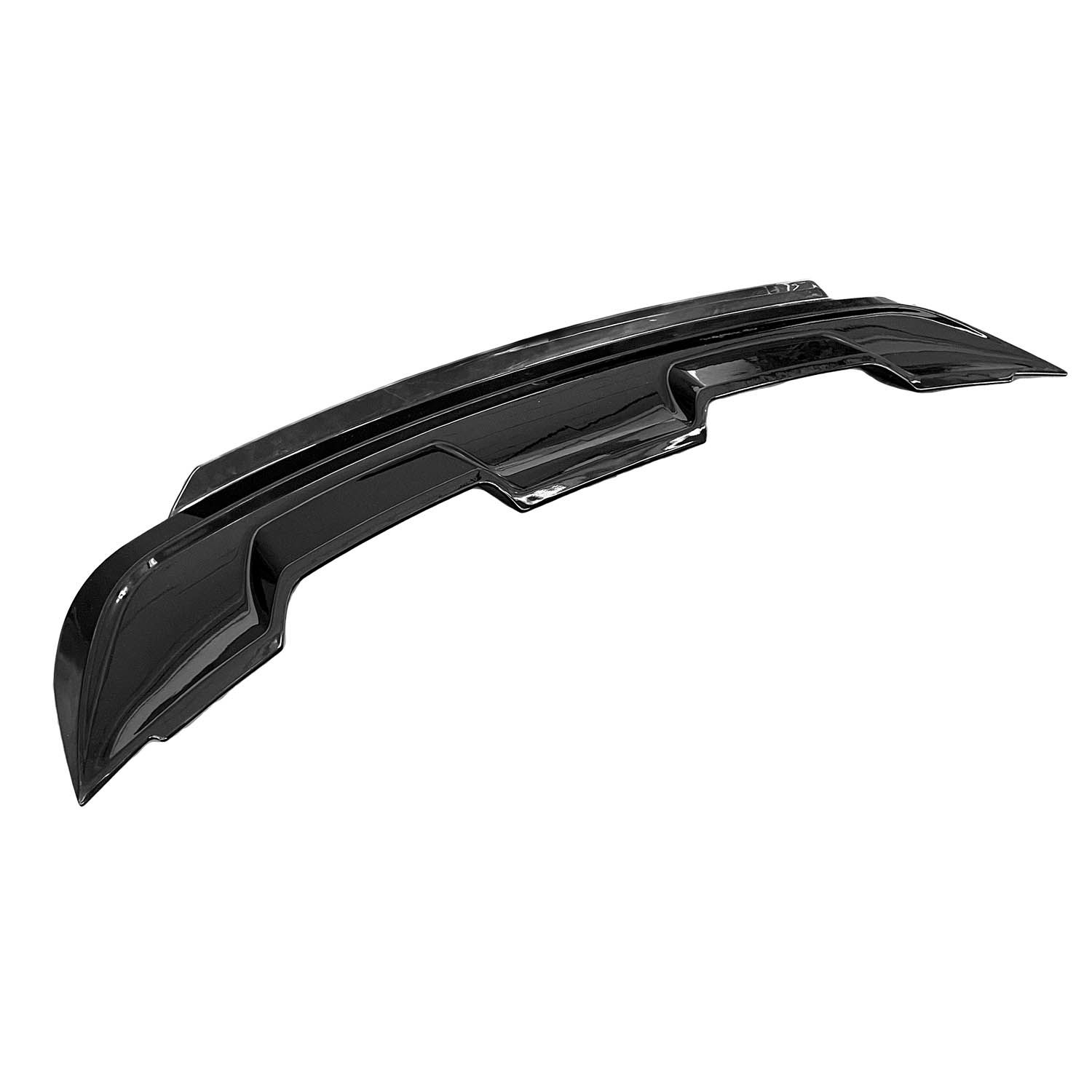 Bakspoiler – GT500/MACH1 stil + Gurney Flap – blanksvart (Mustang 15-23) - 6