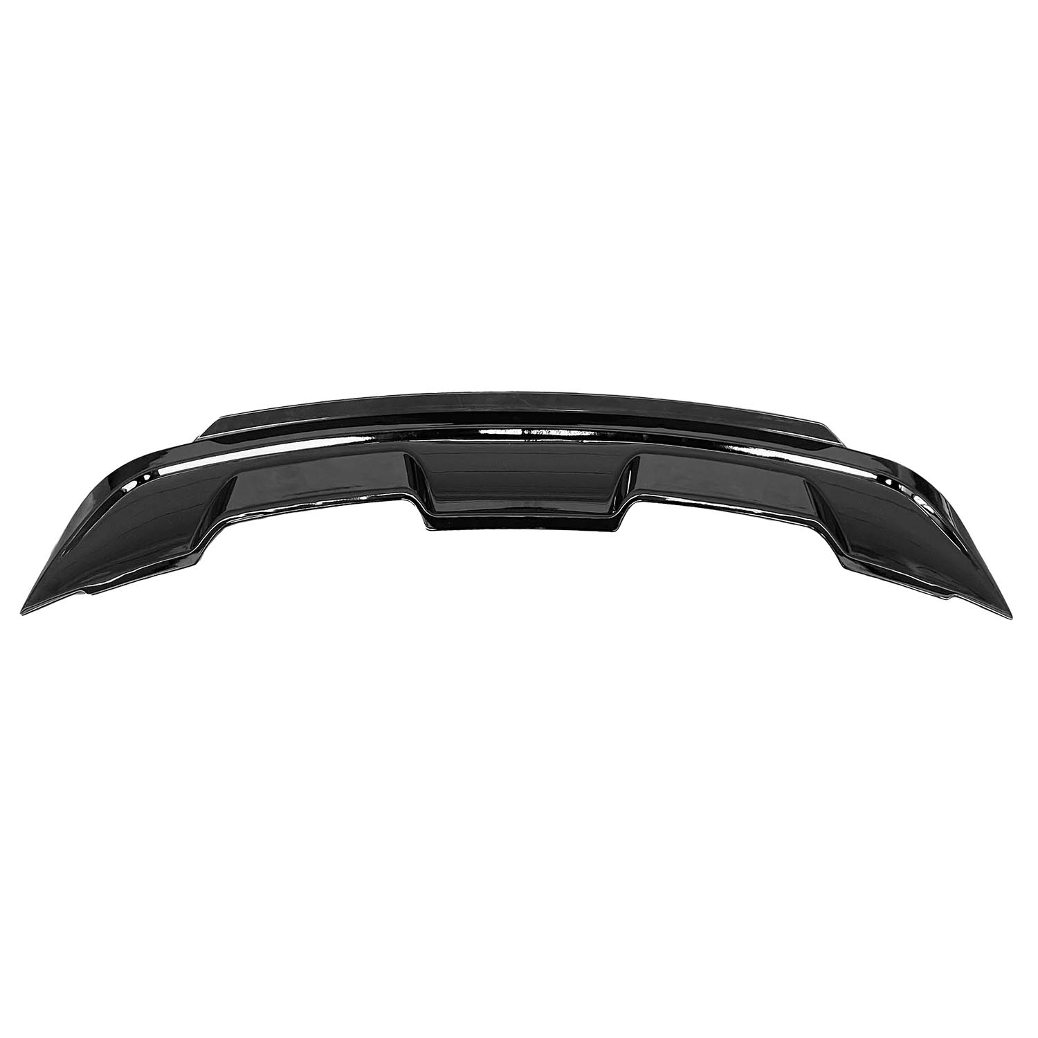 Bakspoiler – GT500/MACH1 stil + Gurney Flap – blanksvart (Mustang 15-23) - 7