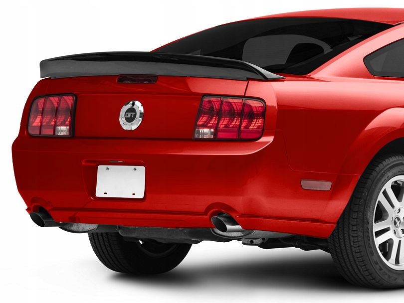 Bakspoiler – Ducktail stil – blanksvart (Mustang 05-09) - 7