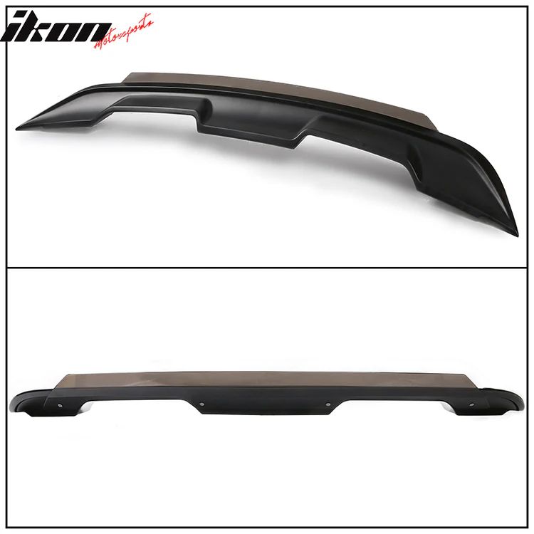 Bakspoiler – GT500/MACH1 stil + Gurney Flap - mattsvart (Mustang 15-23) - 9