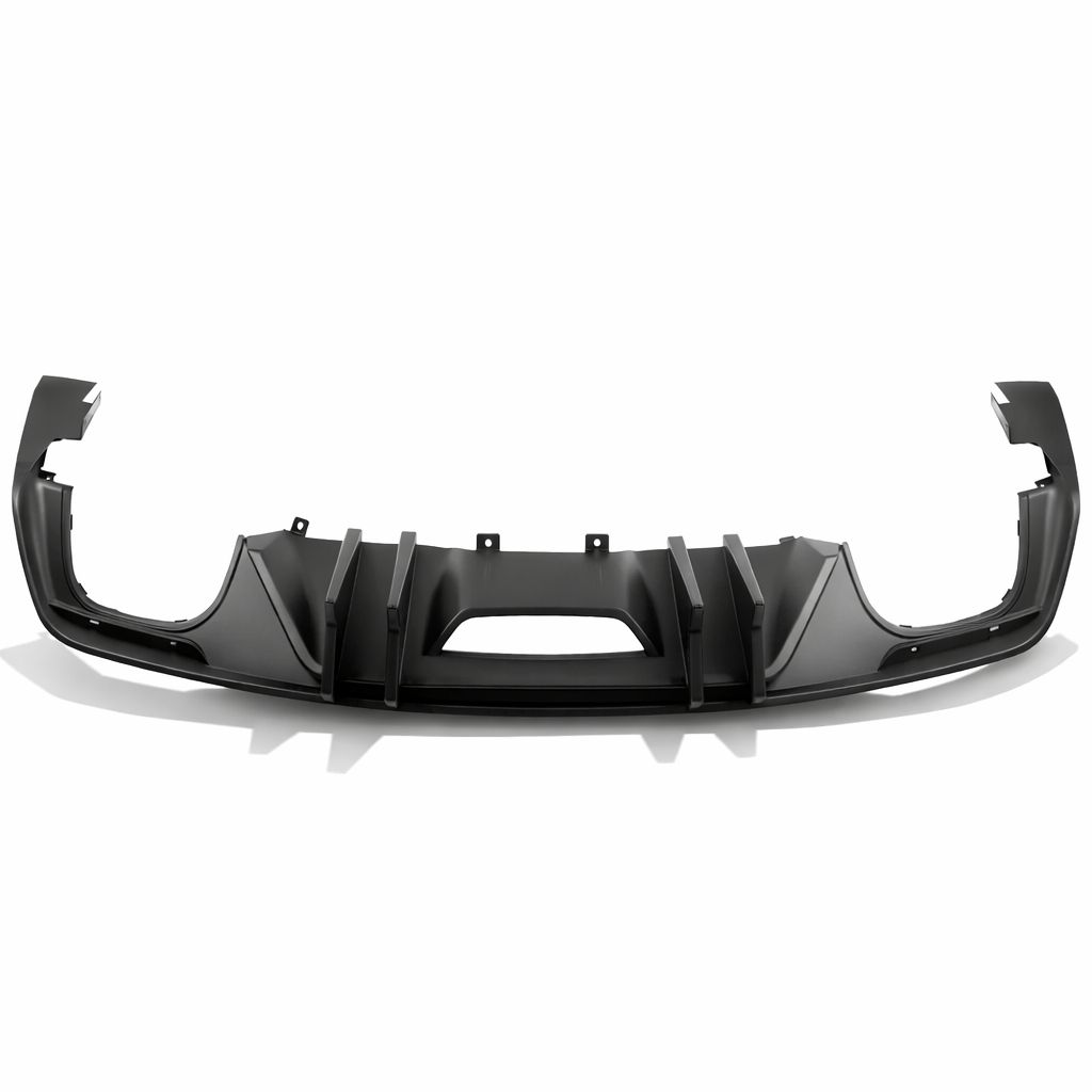 Bakre diffuser – SPEED stil – enkla eller fyra ändrör – mattsvart (Mustang 15-17 GT Premium, EcoBoost Premium) - 3