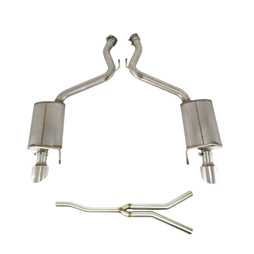 Passivt avgassystem + Y-rör (Mustang 15-23 Ecoboost)