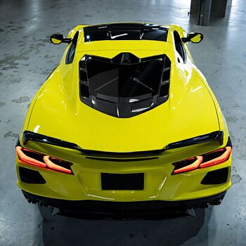 Ventilationspaneler för motorlucka – blanksvarta (CORVETTE C8 Coupé 20–26)