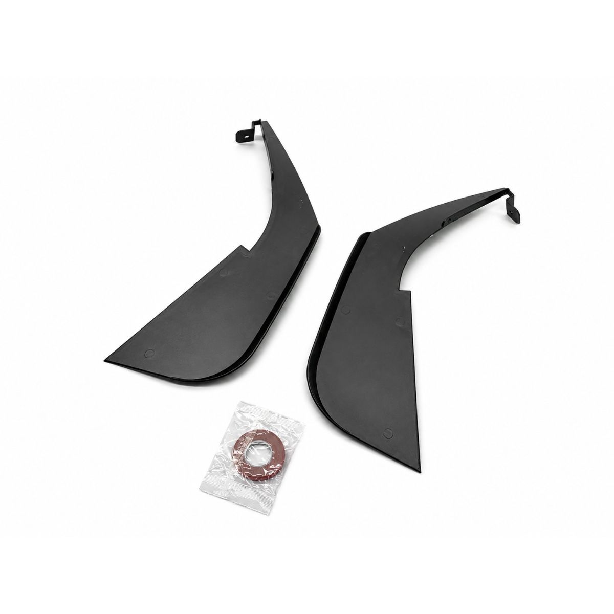 Z06-inspirerade canards fram – blanksvarta (CORVETTE C8 Stingray 20–26) - 7