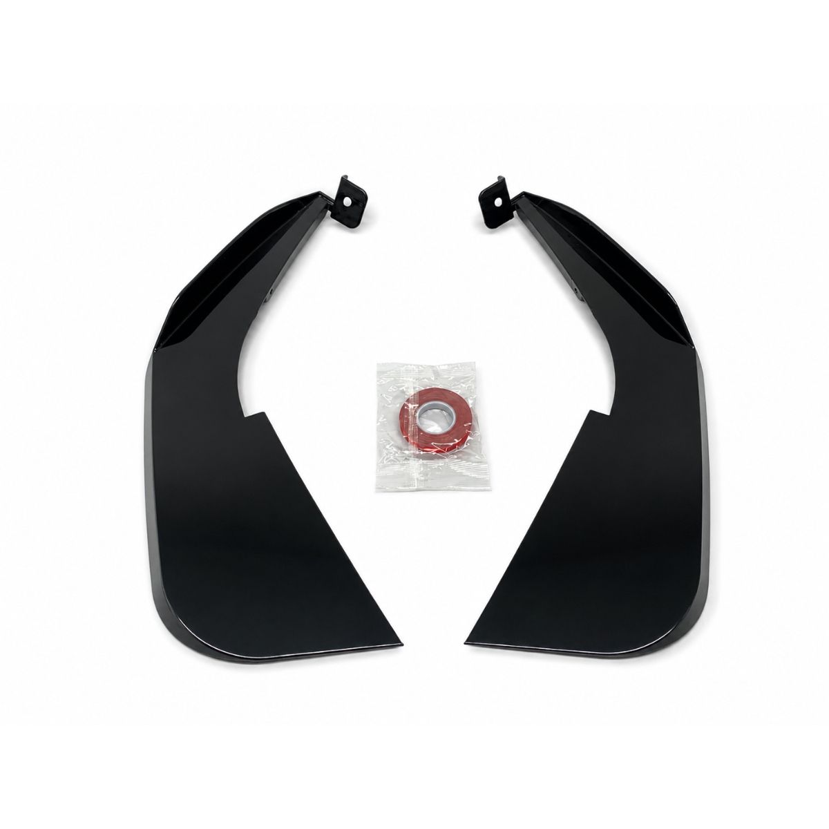 Z06-inspirerade canards fram – blanksvarta (CORVETTE C8 Stingray 20–26) - 5