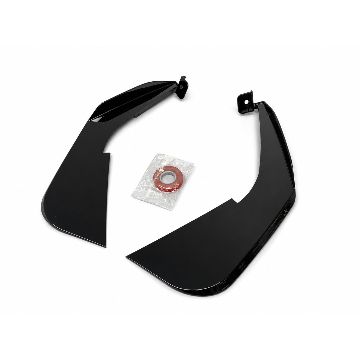 Z06-inspirerade canards fram – blanksvarta (CORVETTE C8 Stingray 20–26) - 3