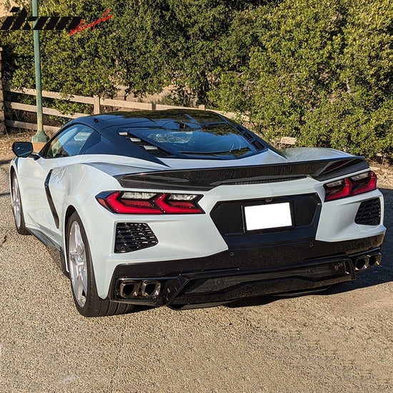 Wickerbill-inspirerad bakspoiler – blanksvart (CORVETTE C8 20–26) - 9