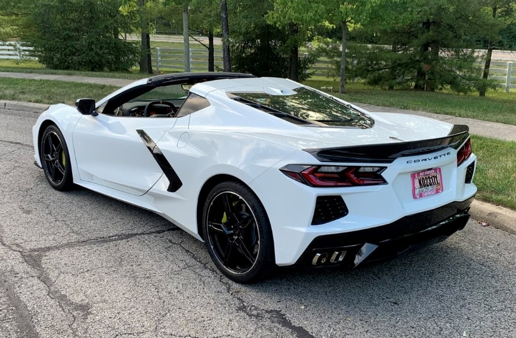 Wickerbill-inspirerad bakspoiler – blanksvart (CORVETTE C8 20–26) - 8