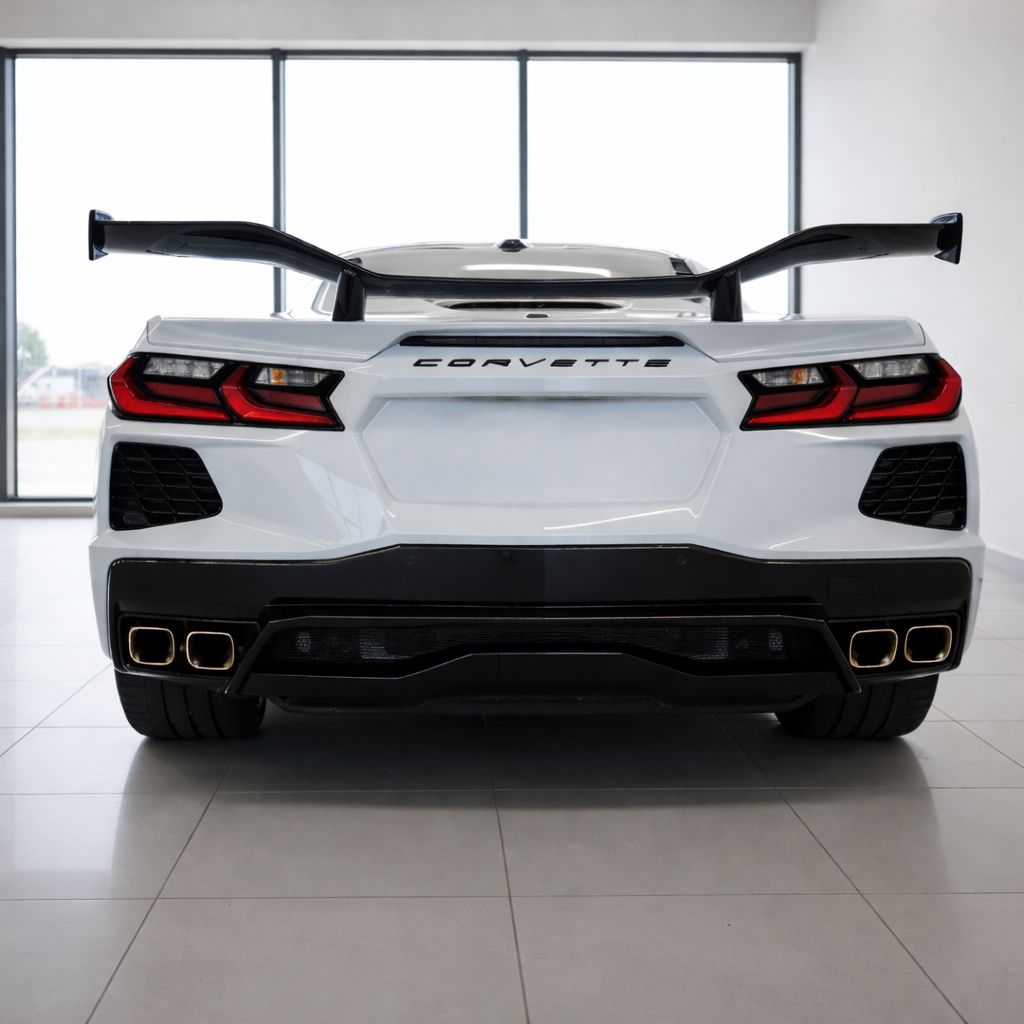 Z06-inspirerad High Wing – blanksvart (CORVETTE C8 Stingray 20–26) - 7