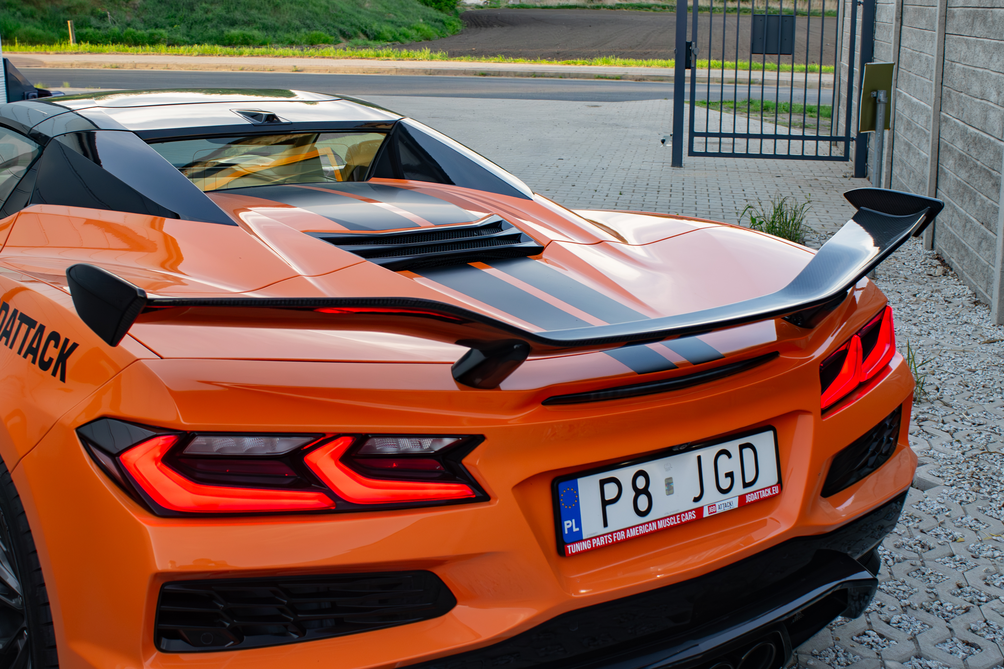 Z06-bakspoiler i torr kolfiber (CORVETTE C8 Z06 23–26) - 3