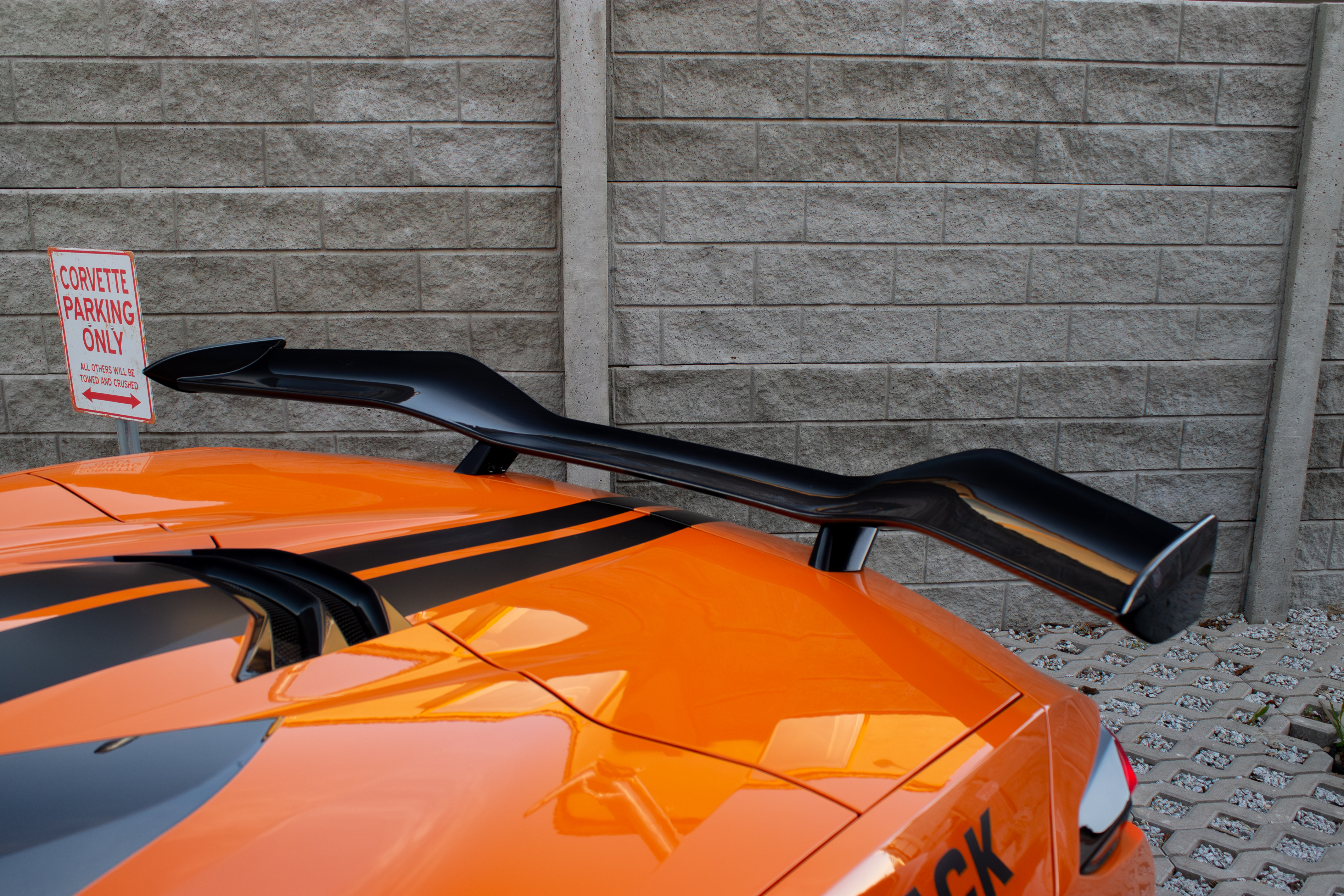 Z06-bakspoiler i torr kolfiber (CORVETTE C8 Z06 23–26) - 7
