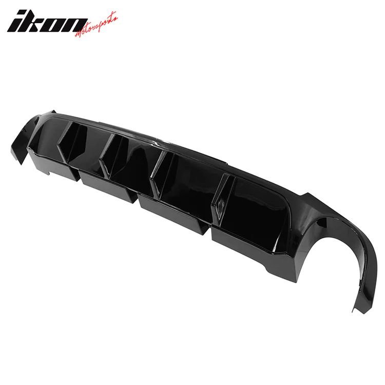 Bakre diffuser – Competition stil – blanksvart (Mustang 13-14) - 2