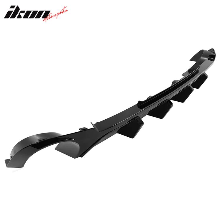 Bakre diffuser – Competition stil – blanksvart (Mustang 13-14) - 9