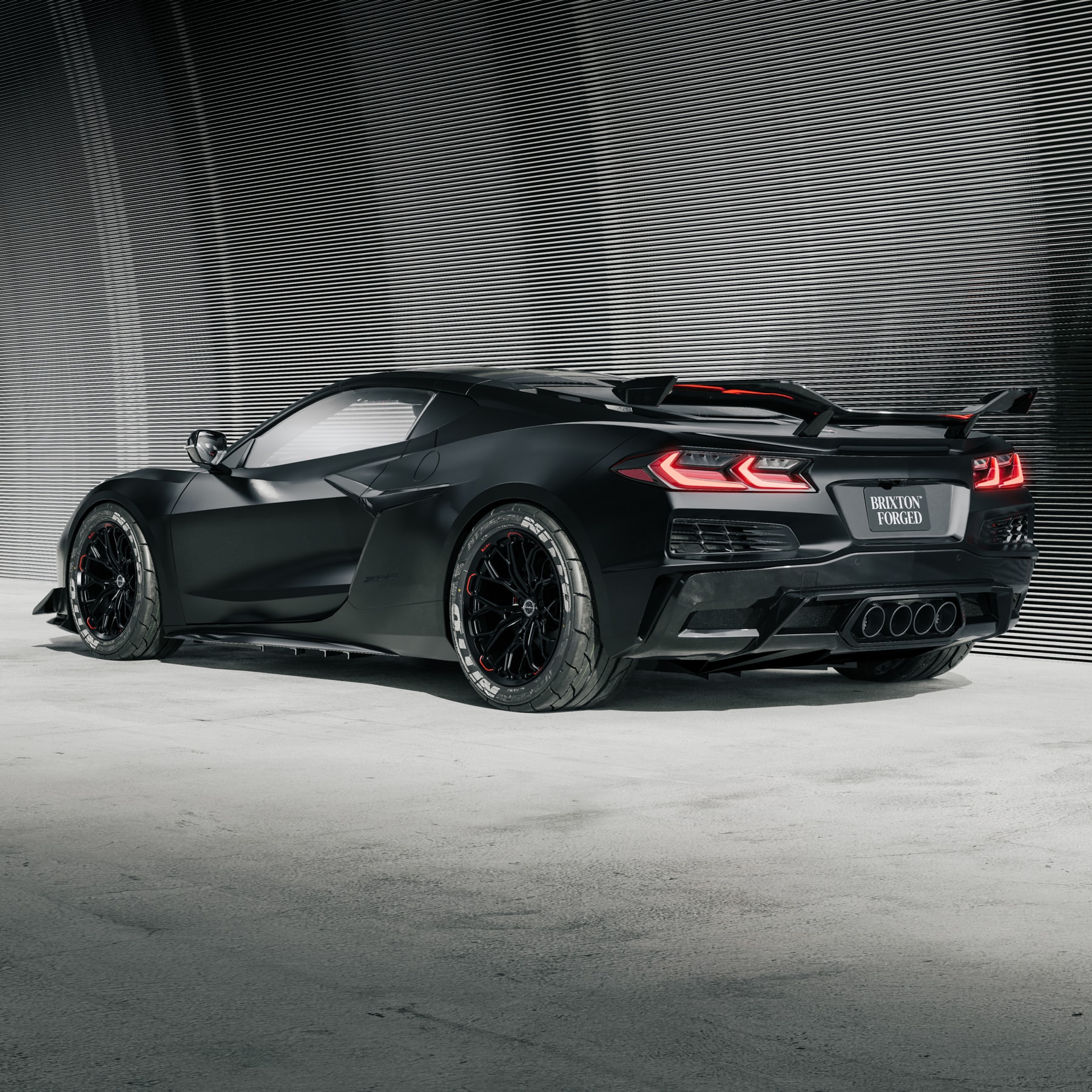 Z06-bakspoiler – blanksvart (CORVETTE C8 Z06 23–26) - 4