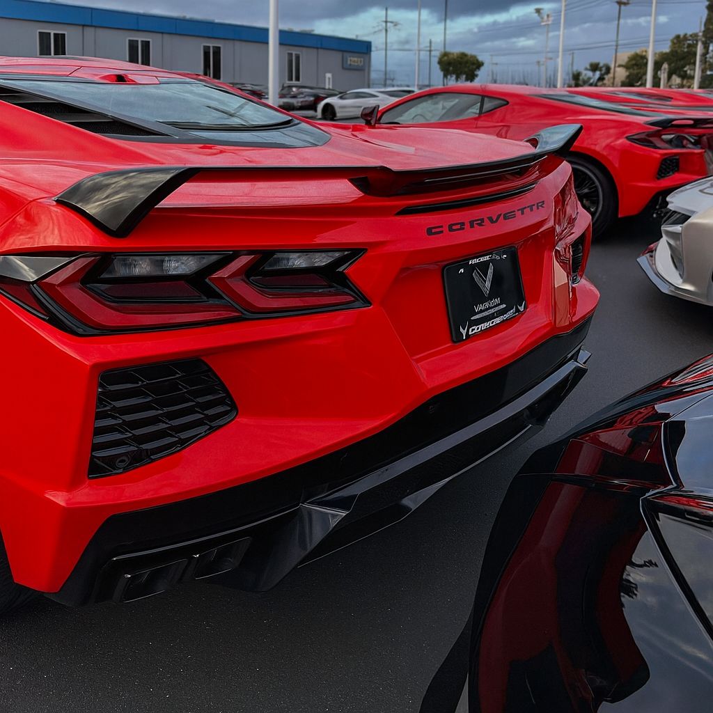 Z51 High-bakspoiler – blanksvart (CORVETTE C8 20–26) - 4