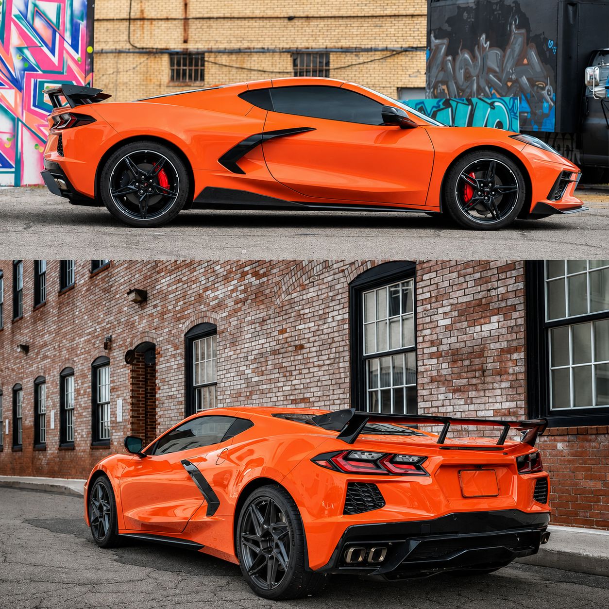 Premium High Wing – Carbon Flash (CORVETTE C8 Stingray 20–26) - 4