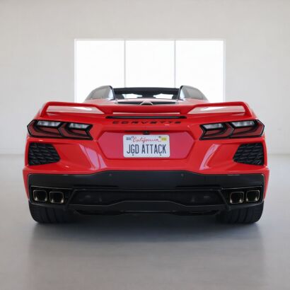 Bakdiffuser i originalutförande – Carbon Flash (CORVETTE C8 20–26)