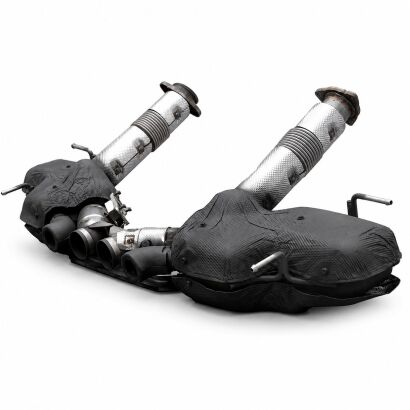 Centralt Z06-inspirerat avgassystem (CORVETTE C8 Stingray 20–26)