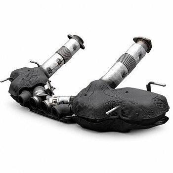 Centralt Z06-inspirerat avgassystem (CORVETTE C8 Stingray 20–26)