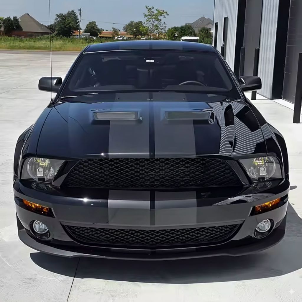 Frontkonverteringssats med belysning – Shelby GT500 stil (Mustang 05-09) - 5