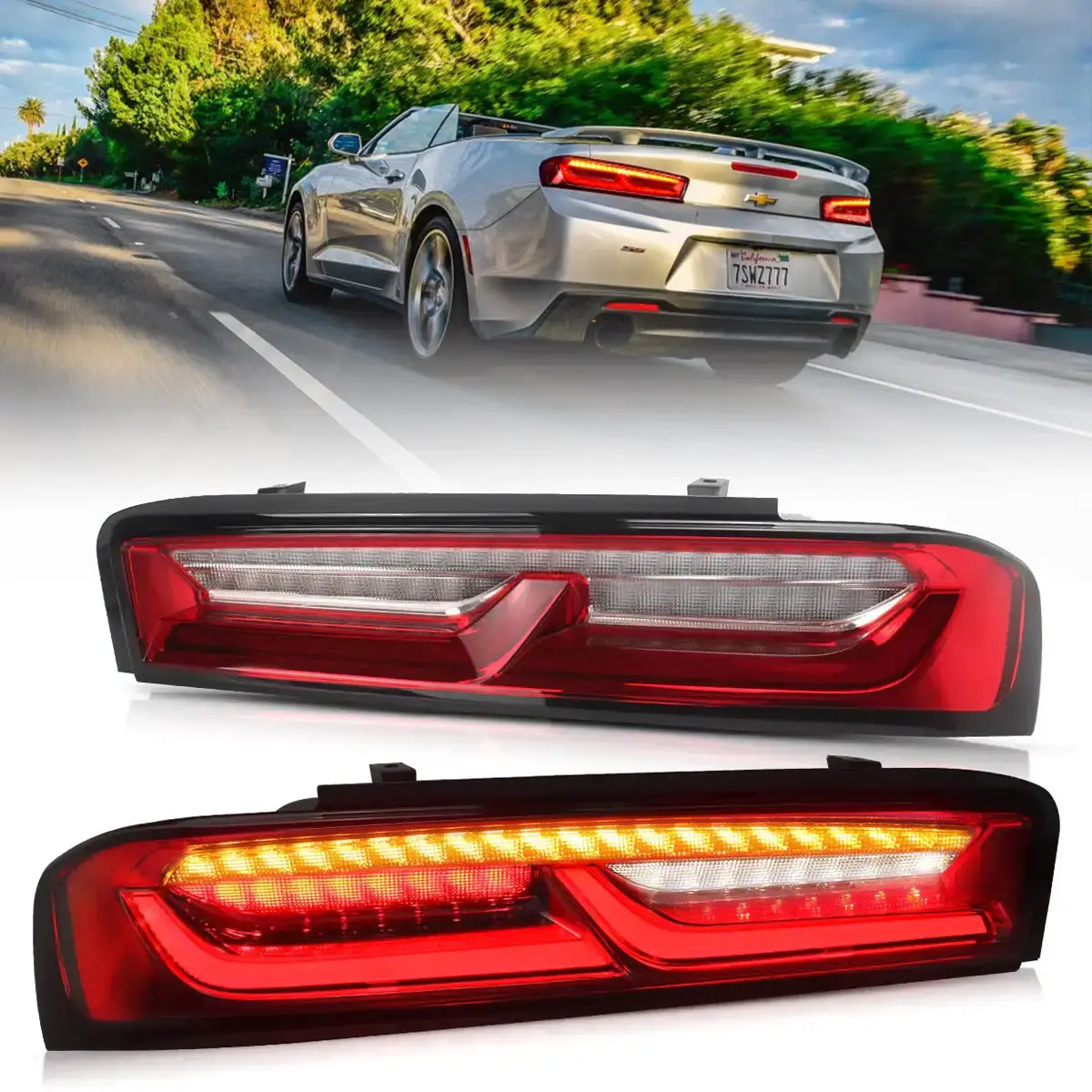 16-18 Chevrolet Camaro Vland Full LED bakljus (Fit för US Models) - 9