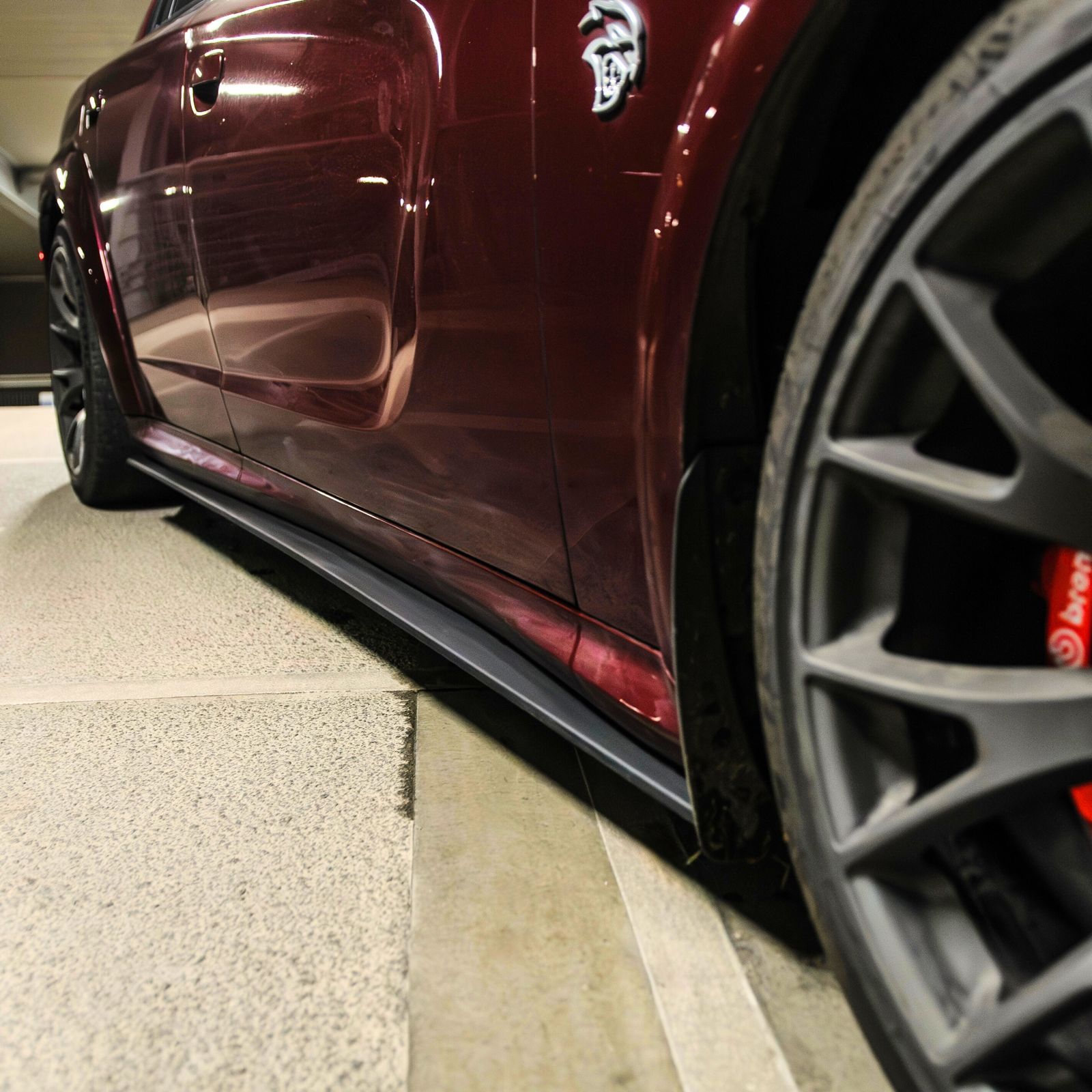 Sidokjolsförlängningar – mattsvart (Charger 20-24 WIDEBODY)