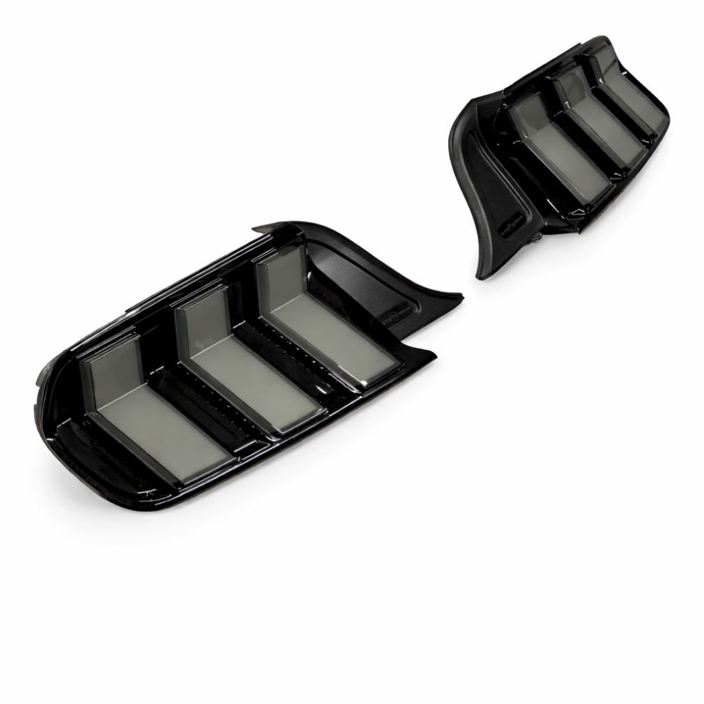 Bakljus – NIGHTSTRIKE Black Edition – orange blinkers (Mustang 15-23 USA) - 2