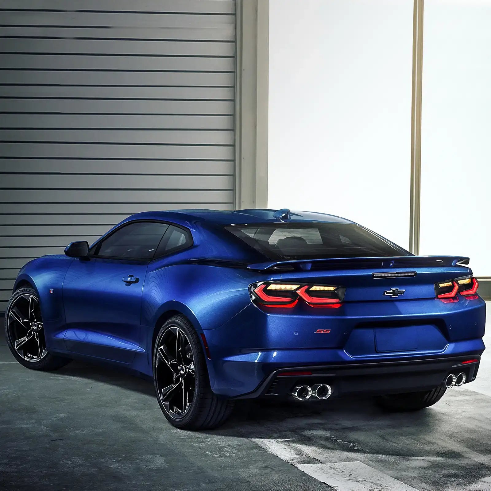VLAND LED bakljus för Chevrolet Chevy Camaro 2019-2024 LS, LT, LT1, SS, ZL1 med Amber sekventiell blinkers - 11