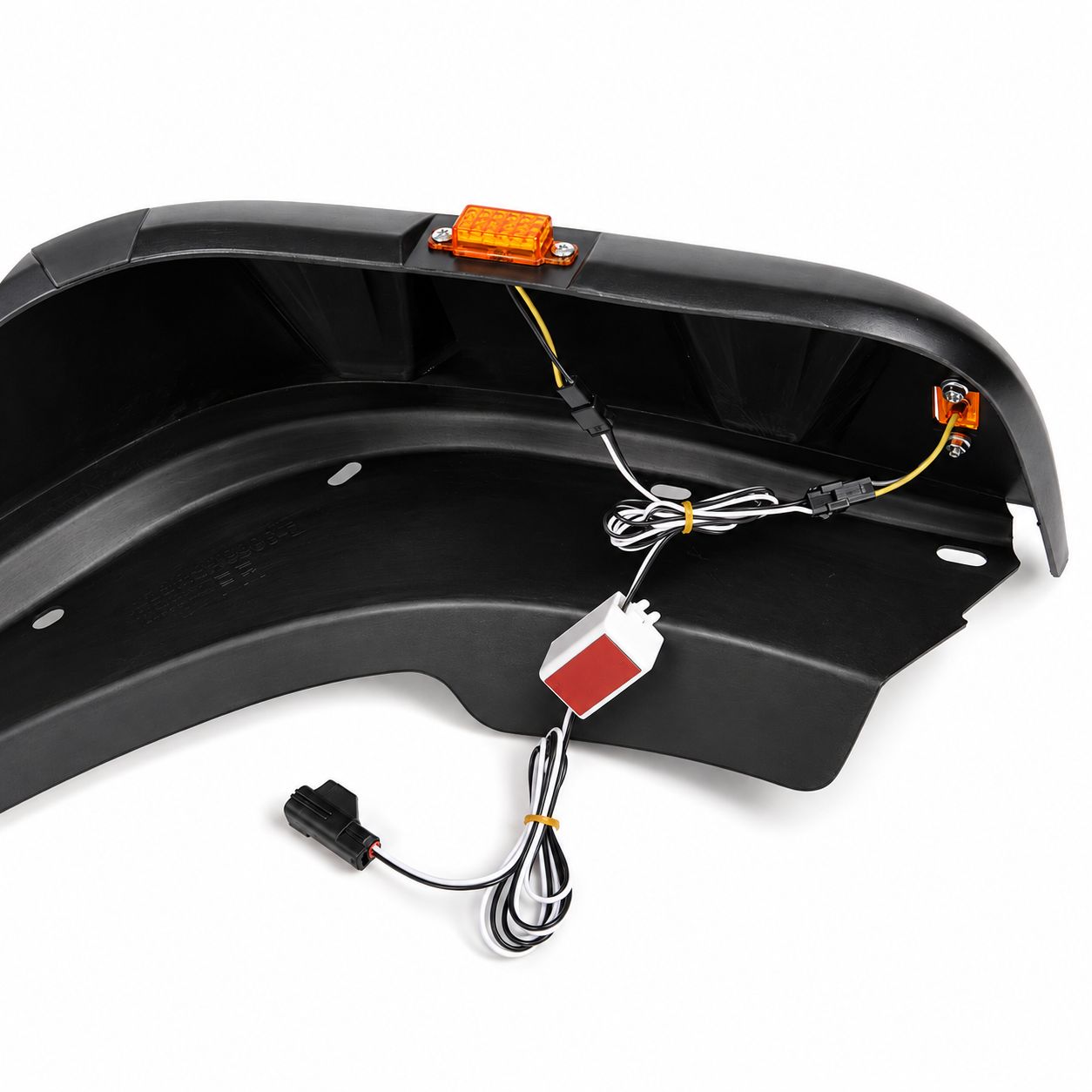 Svart LED Skärmbreddare – fram och bak (Wrangler JK 07-18) - 4
