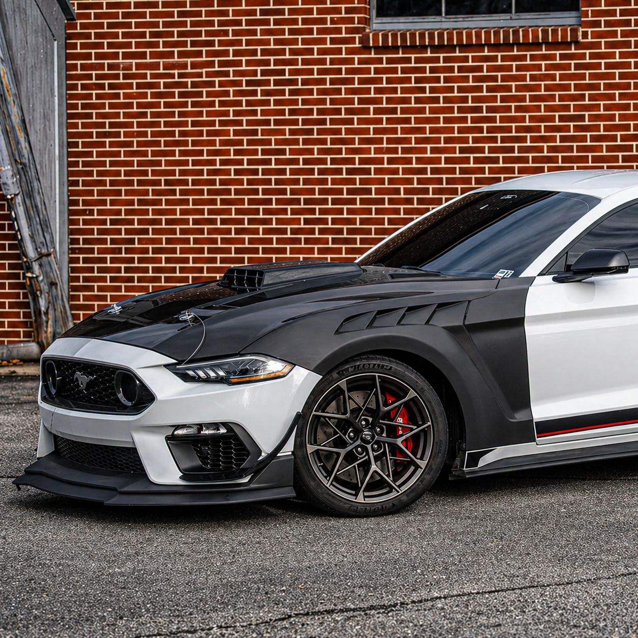 Aluminiumskärmar – GTD stil – sats (Mustang 18-23 GT, Ecoboost)