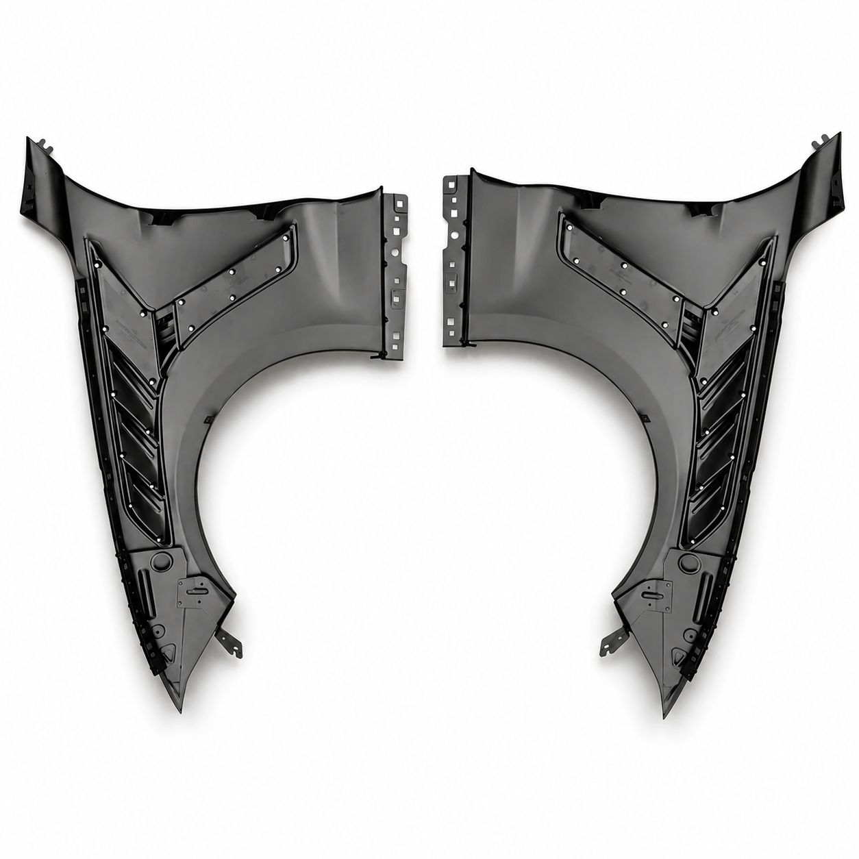 Aluminiumskärmar – GTD stil – sats (Mustang 18-23 GT, Ecoboost) - 5