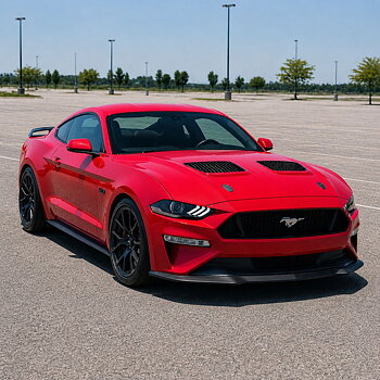 Aluminiumhuv – GTD stil (Mustang 18-23 GT, Ecoboost)