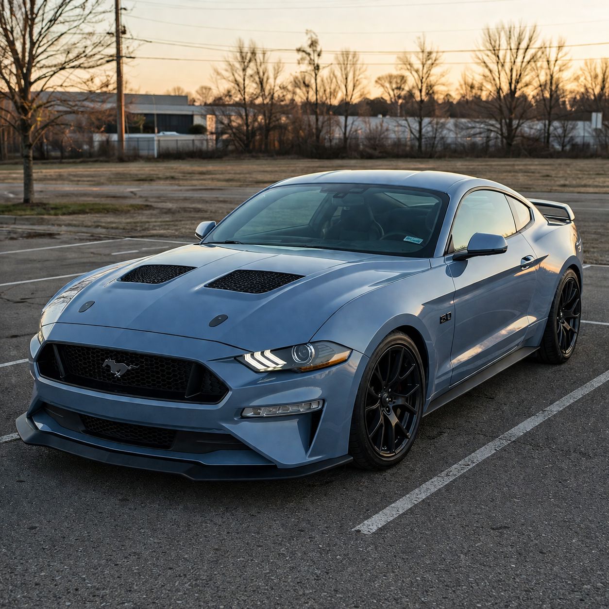 Aluminiumhuv – GTD stil (Mustang 18-23 GT, Ecoboost) - 3