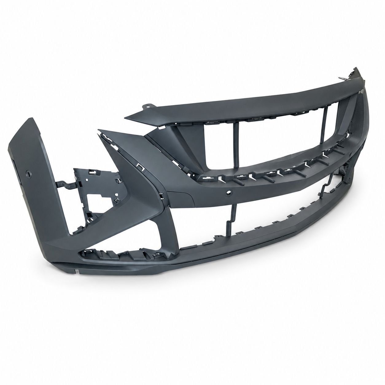 PREMIUM Frontstötfångare – BLACKWING stil – blanksvarta detaljer (CT-5 25–26) - 6