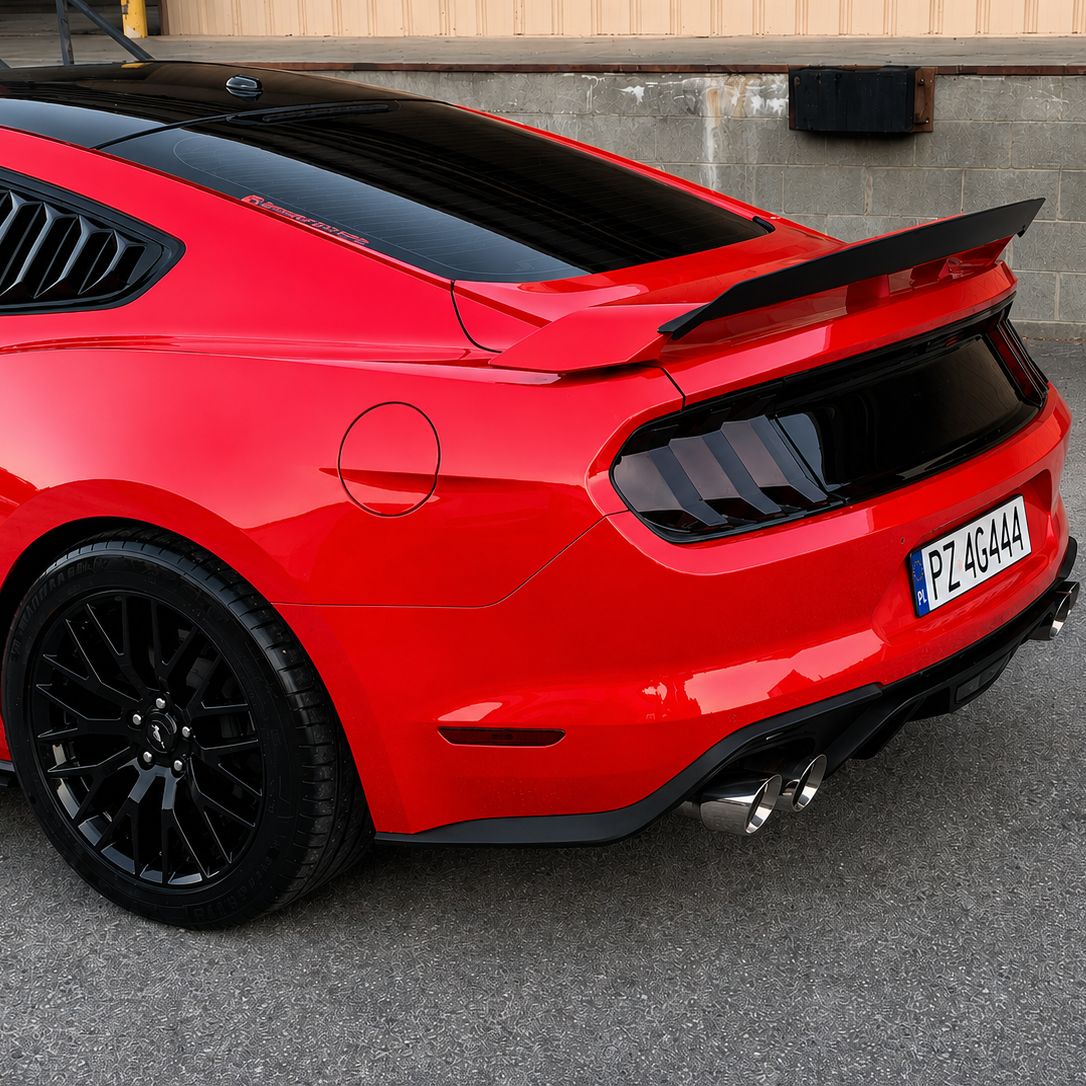Gurney flap till GT Performance-spoiler – blanksvart (Mustang 15-23) - 6