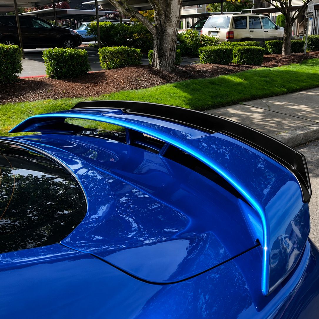 Gurney flap till GT Performance-spoiler – blanksvart (Mustang 15-23)