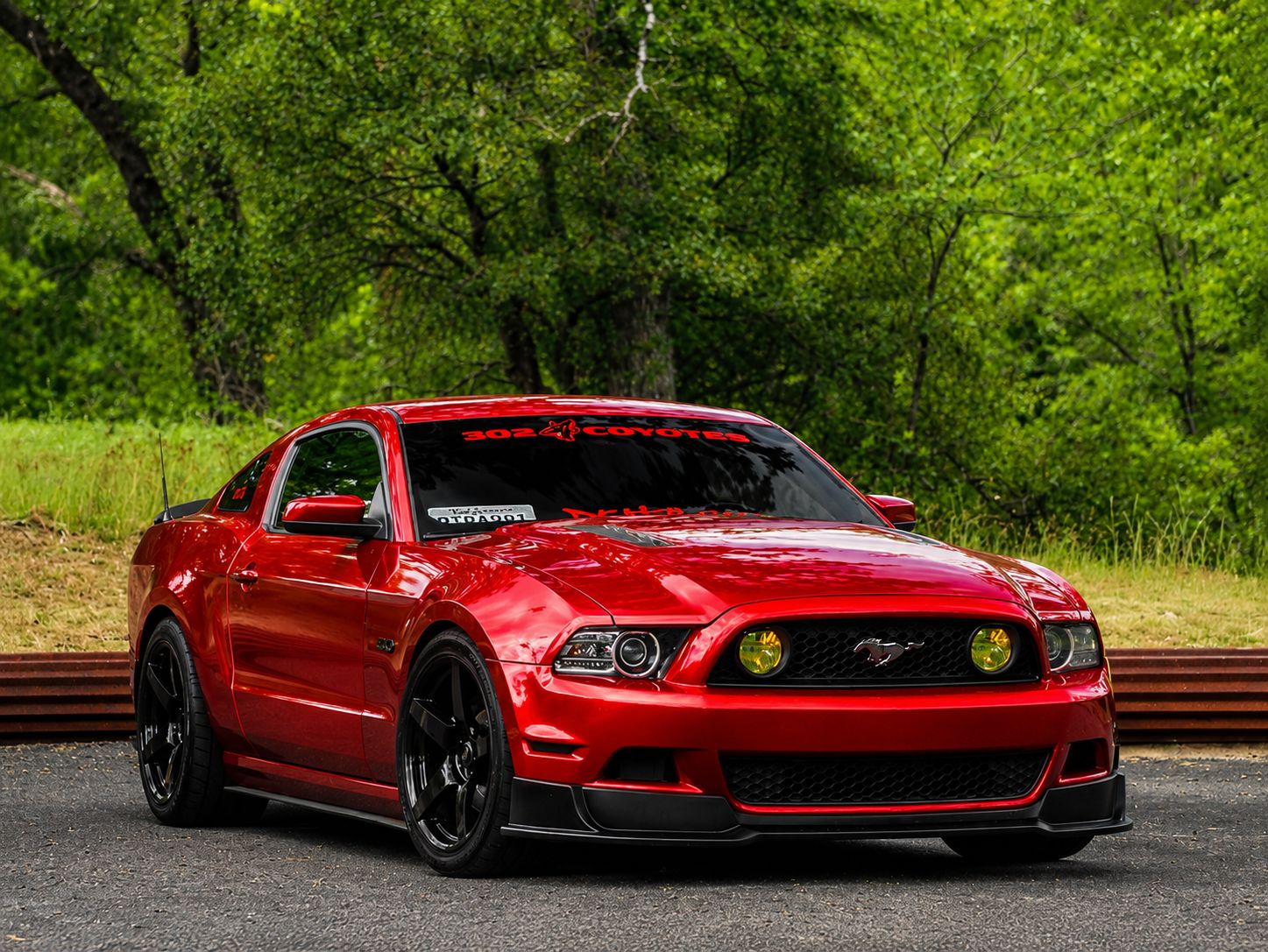 Frontläpp – RTR stil – mattsvart (Mustang 13-14 GT, V6) - 3