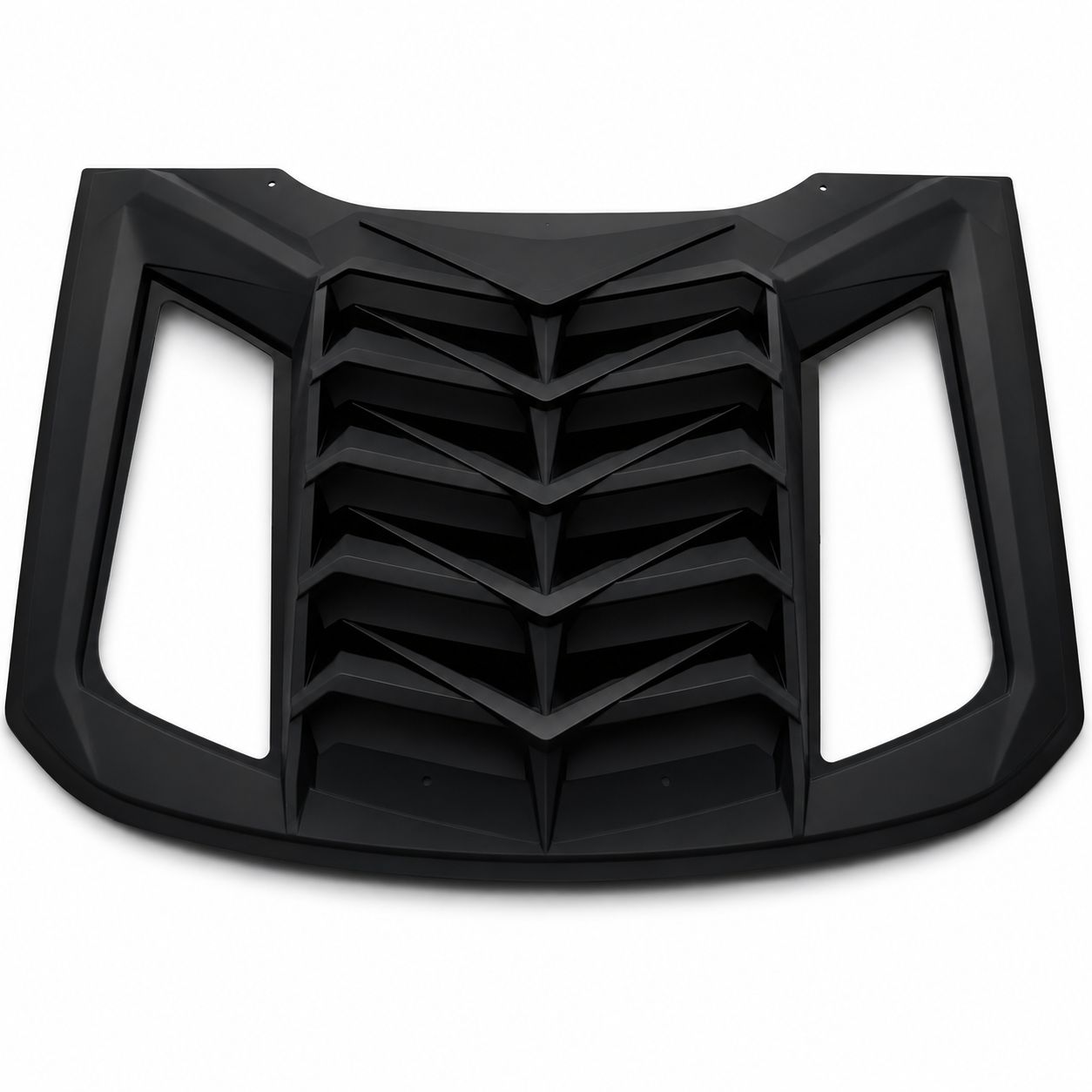 Bakrutelouver – LB stil – mattsvart (Mustang 15-26 Fastback) - 9
