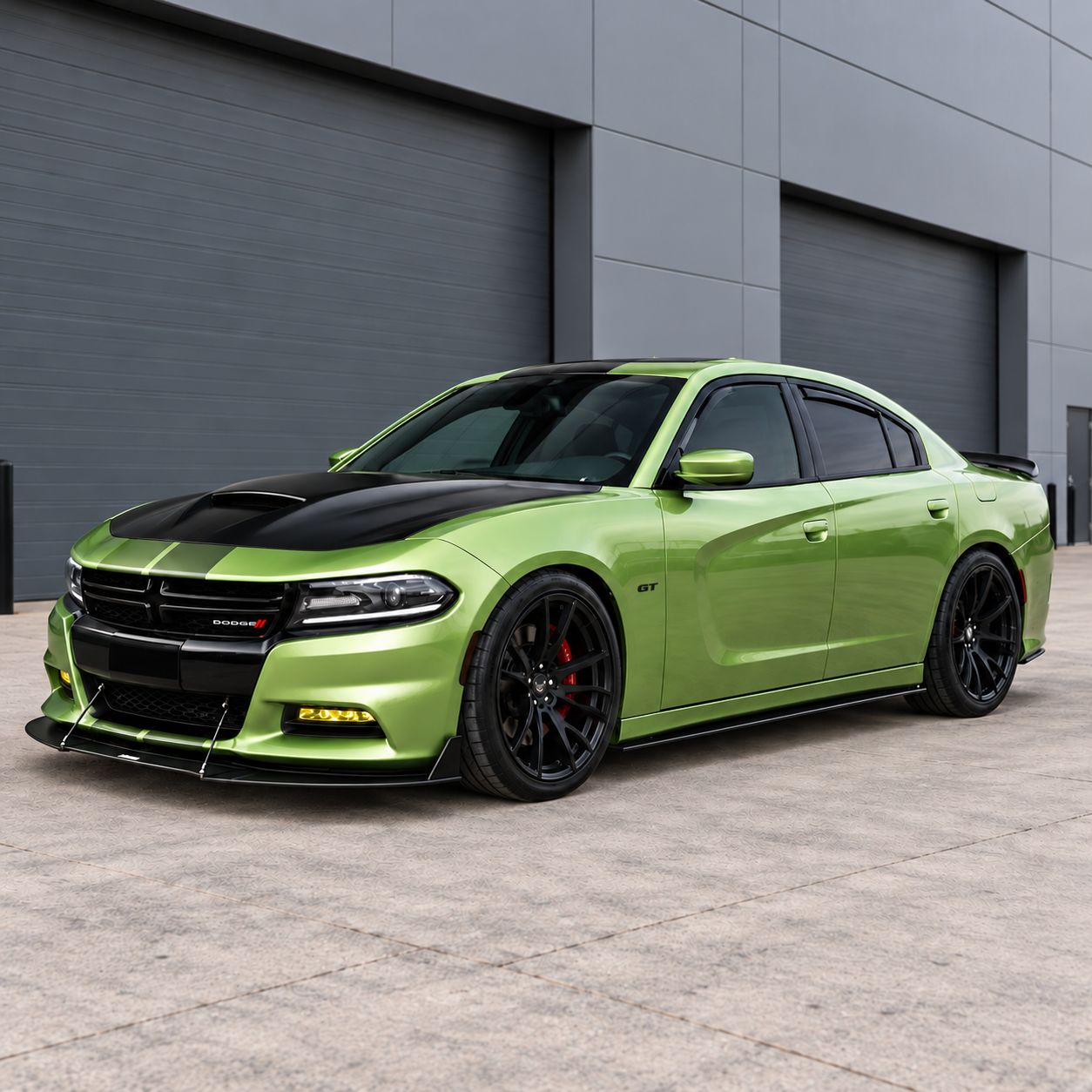 Sidokjolsförlängningar – blanksvart (Charger 15-23 GT, SXT)