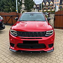 TRACKHAWK V3 Frontläpp – blanksvart (Grand Cherokee 14-21 TRACKHAWK SRT)