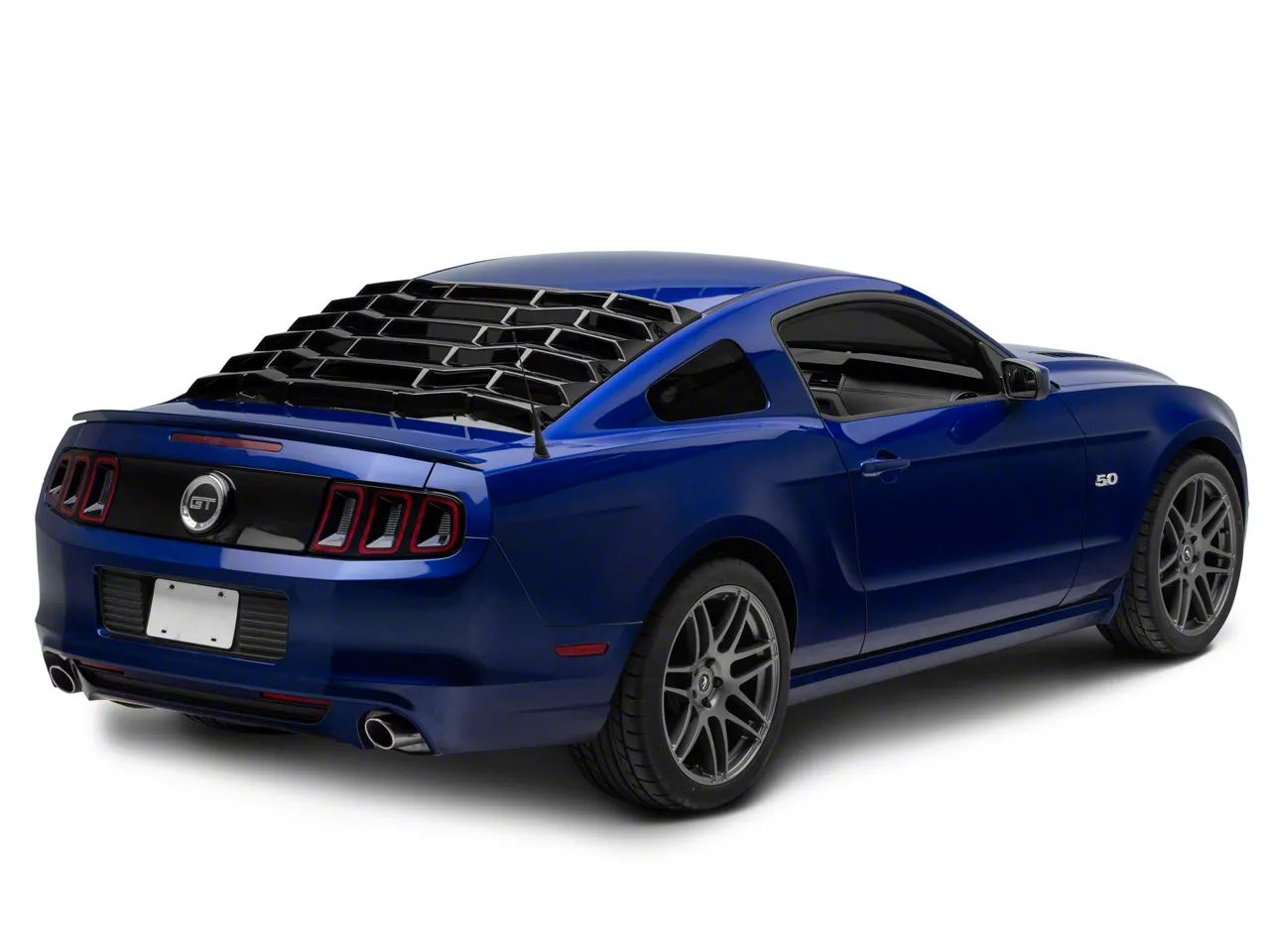 Bakrutelouver – blanksvart – MP CONCEPTS (Mustang 05-14 Coupe) - 10